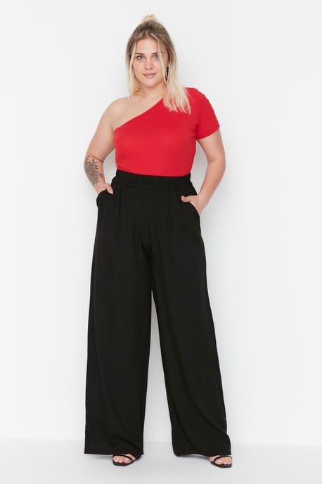 Trendyol Damens Vida Midja Plus Size Byxor - Image 2