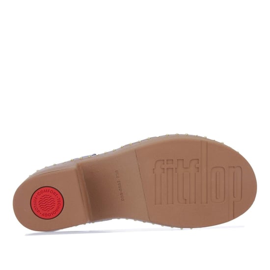 Women's Fitflop Pilar Back-Strap Leather Clogs in Chocolate