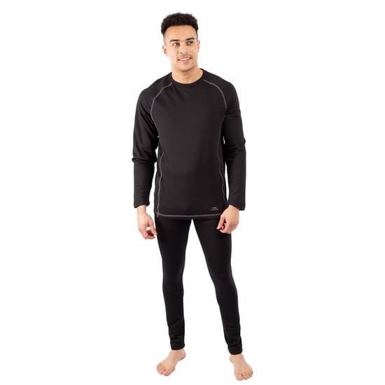 Trespass Unisex Adult Sandler Base Layer Set (Black)