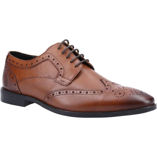 Hush Puppies Boys Elliot Leather Brogues (Tan) - Image 1