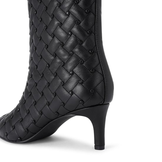 Kurt Geiger London Leather Regent Crystal Boots