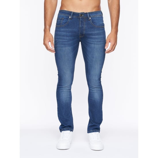 Crosshatch Heren Buraca Slim Jeans (Stone Wash) - Image 1