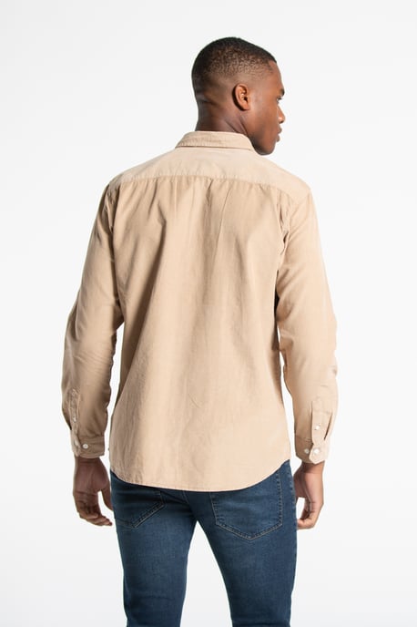 Cotton Long Sleeve Corduroy Shirt