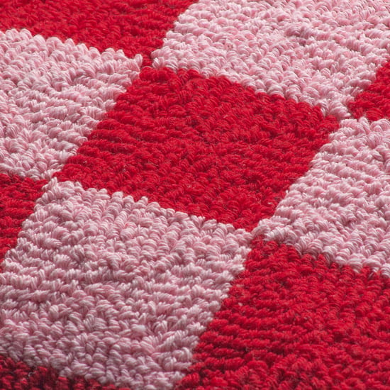 Heya Home Check Knitted Cushion Cover