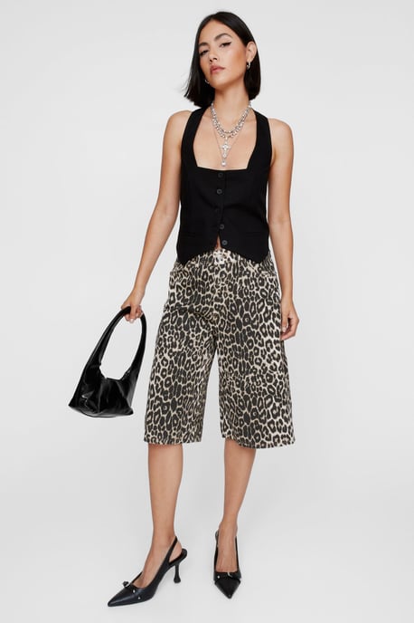 Faux Leather Shoulder Bag