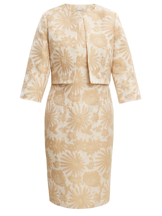 Emeline Jacquard Sheath Dress And Bolero