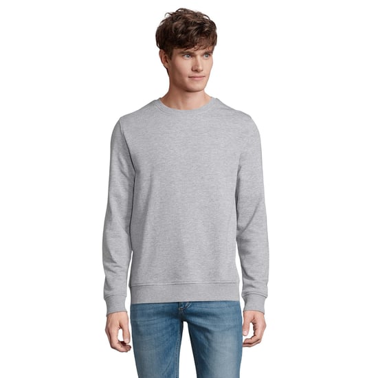 SOLS Unisex Adult Comet Organic Sweatshirt (Grey Marl)