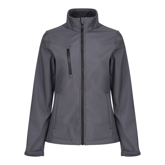 Regatta Womens/Ladies Ablaze 3 Layer Membrane Soft Shell Jacket (Seal Grey/Black)