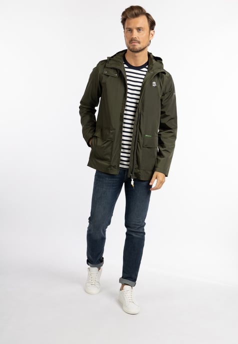 Schmuddelwedda rain jacket Men Military olive - Image 1