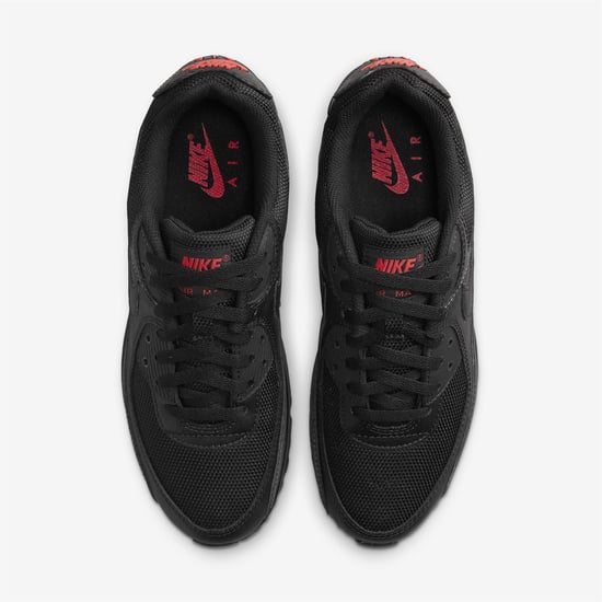 Nike Air Max 90 Men’s Trainers in Black/Black/Light Crimson - Image 5