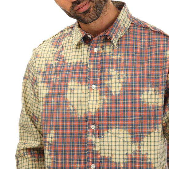 Men's Wood Wood Nico Checked Shirt in Multi colour