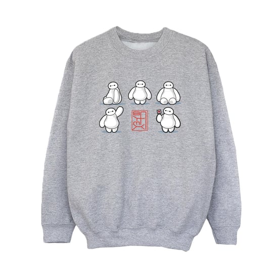 Disney Jongens Big Hero 6 Baymax Veel houdingen Sweatshirt (Sportgrijs) - Image 1