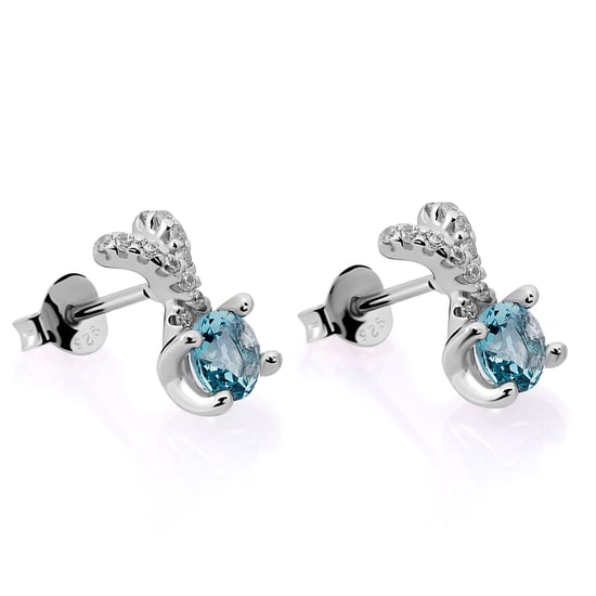 Orphelia 'Maya' Dames 925 Sterling Zilveren Oorbellen - Zilver ZO-7478/AQ - Image 3