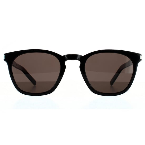 Saint Laurent Square Unisex Black  Grey  Sunglasses