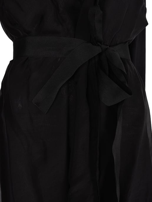 La Haine Inside Us Cardigan Asymmetric Woman's Black