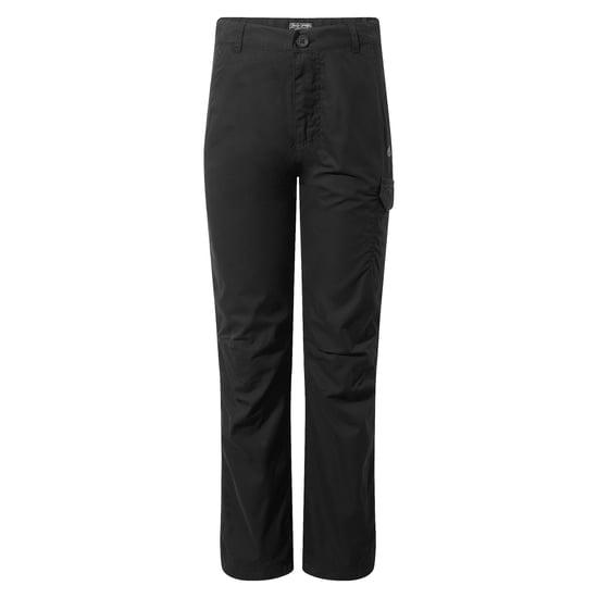 Craghoppers barn/ungdomar Kiwi II fodrade cargobyxor (svart) - Image 1
