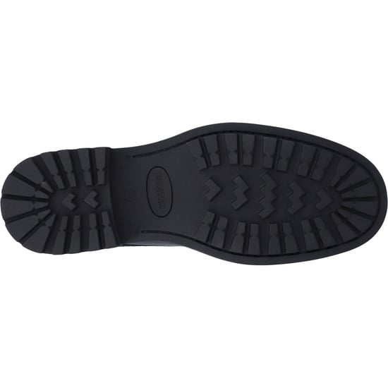 Hunter Cawdor Leer Heren Zwart Brogues Schoenen - Image 4