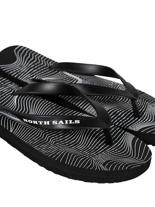 North Sails Flip flop Sandy Svart för herrar - Image 4