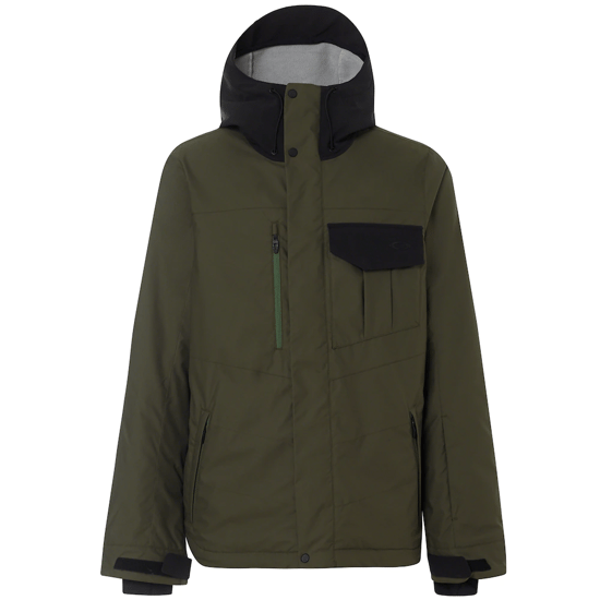 Oakley Division Evo Insula 2L 10K Zip Up Khaki Mens Jacket 412786 86V