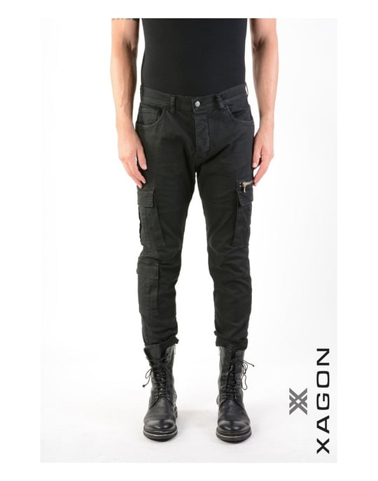 Xagon Trousers Cargo Men's Black - Image 3
