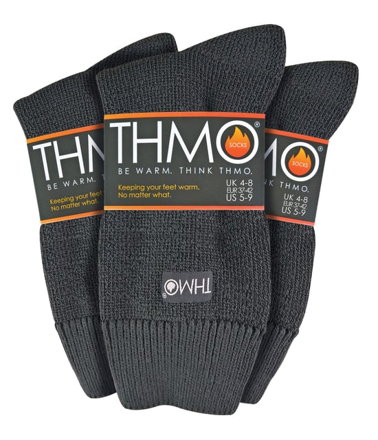 THMO - 3 Pack Multipack Ladies Tjocka Vintervarma Strumpor med Comfort Top - Image 1
