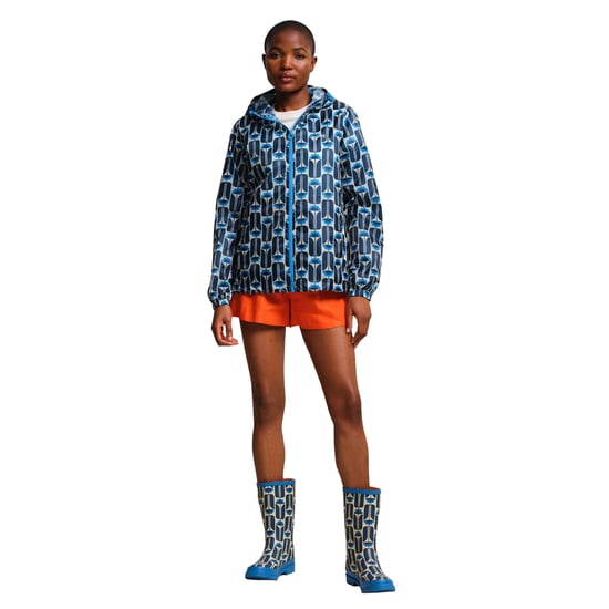 Regatta Womens/Ladies Orla Kiely Tall Flowers Packaway Summer Jacket (Navy)