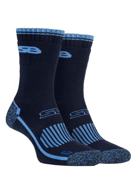 2 Pairs Ladies Breathable Cotton Walking Socks with Arch Support - Image 2