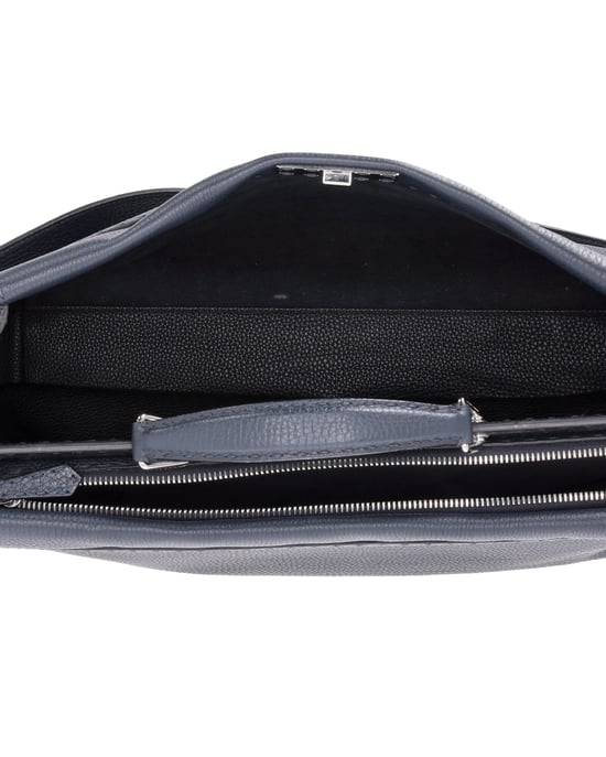 Fendi Large Peekaboo in Navy Blue leather - Image 5