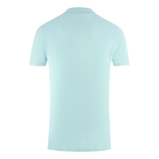 Aquascutum London Crest Light Blue Polo Shirt - Image 2