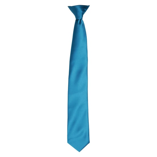 Premier Unisex Adult Satin Tie (Teal) - Image 1