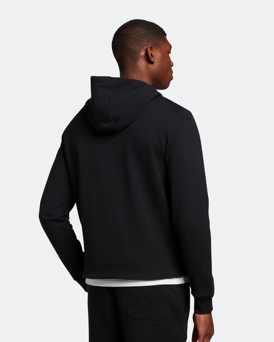 Lyle & Scott Pullover Hoodie Plus in Black - Image 3