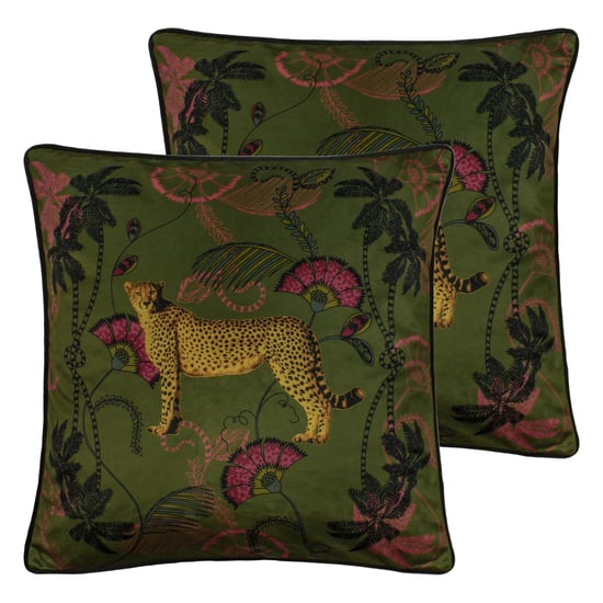 Tropica Cheetah Cushions (Twin Pack) - Image 1