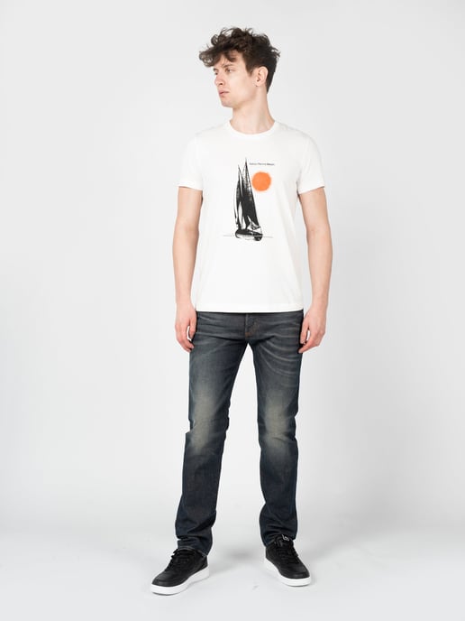Diesel T-shirt T-Iny Herr Vit - Image 2