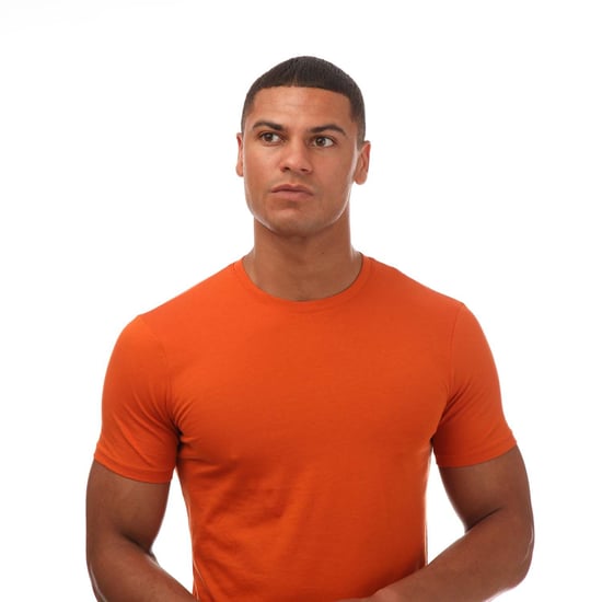 Men's Armani Slim-Fit Cotton T-Shirt in Orange