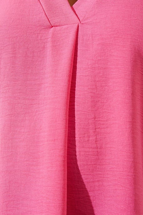 Pink Sleeveless Overhead Top - Image 5