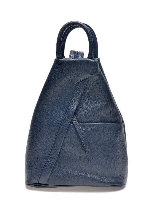 Carla Ferreri SS22 CF 1625 Blue Leather Bag