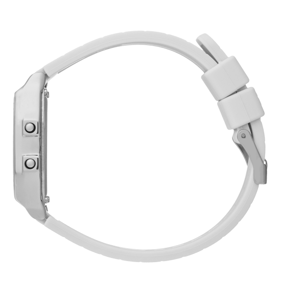 Ice Watch Ice Digit Retro - Metal Silver Mirror - White Women's White Watch 022734 - Image 2