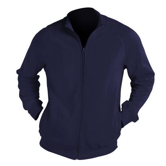 SOLS Heren Sundae Full Zip Sweat Jacket (Marine) - Image 1