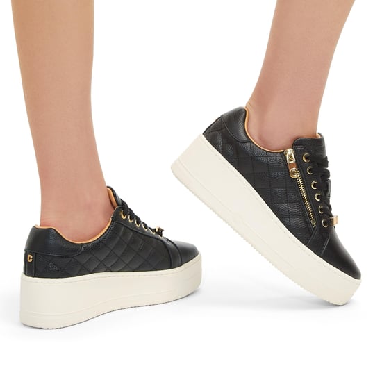 Carvela Leather Connected Zip Sneakers