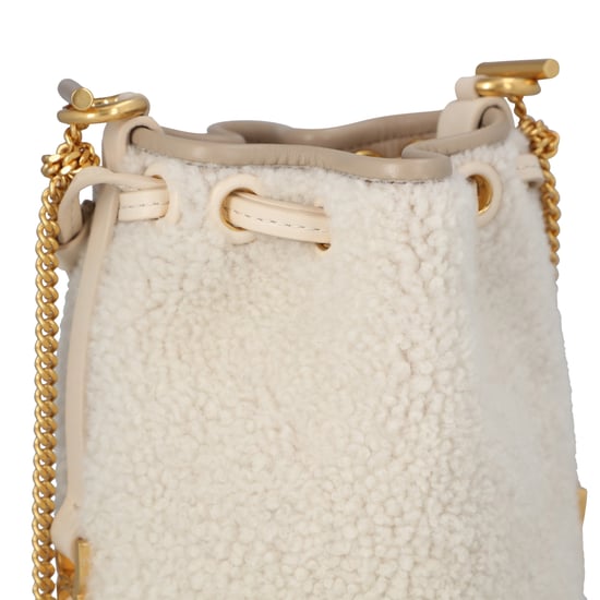 Chloé Marcie Micro Bucket Bag Beige - Image 4