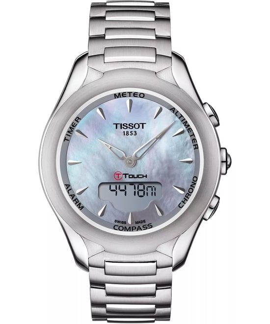 Tissot T-touch Solar Dames Zilveren Horloge T0752201110100 - Image 1