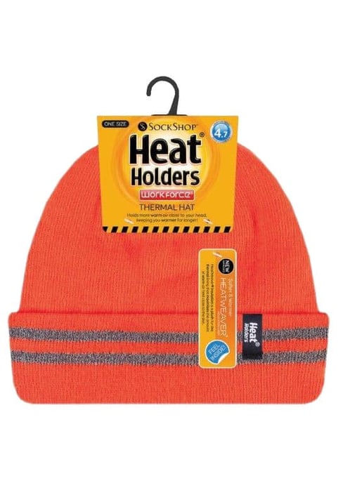 Hatt i orange och gult för herrar med hög synlighet och reflexer - Image 2