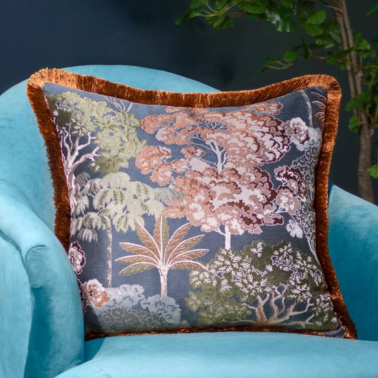 Wylder Nature Woodlands Floral Jacquard Cushion Cover - Image 6