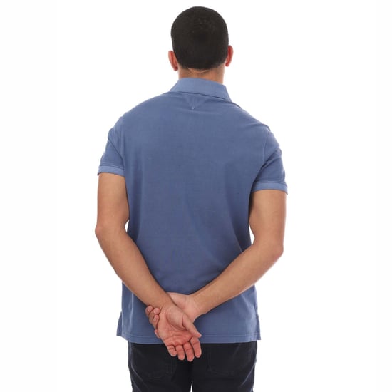 Men's Tommy Hilfiger Garment Dye Regular-Fit Polo Shirt in Blue