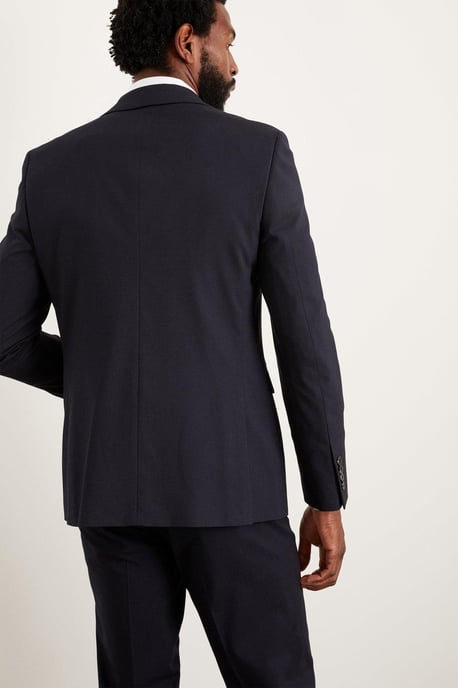 Slim Fit Navy Essential Suit Jacket - Image 3
