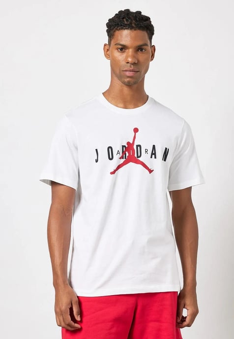 Nike Air Jordan Heren T-shirt in wit - Image 1