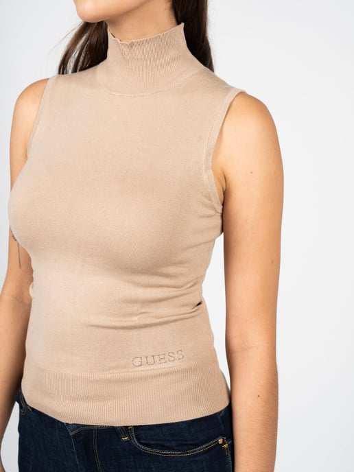 Guess Pullover Woman's Beige - Image 4