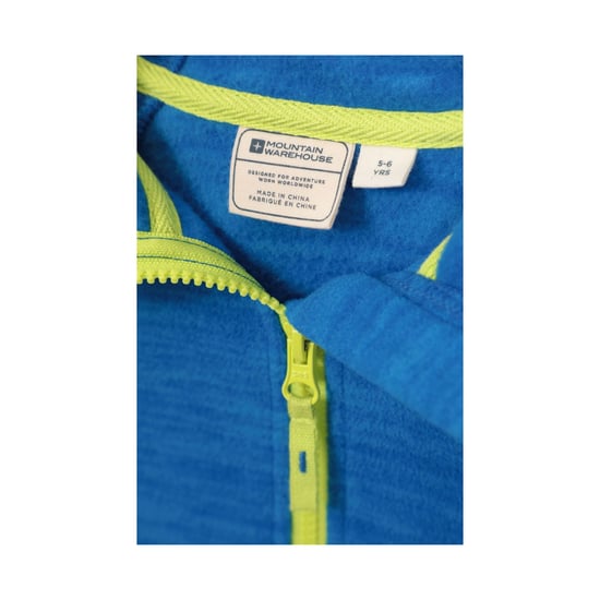 Mountain Warehouse Snowdonia II Full Zip Hoodie Kinderen/Kinderen (Blauw) - Image 5