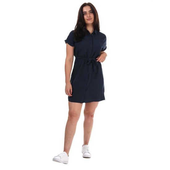 Women's Vero Moda Easy SS Shirt Dress in Navy