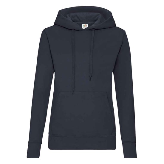 Fruit of the Loom Classic Lady Fit Hooded Sweatshirt (Deep Navy) - Image 1